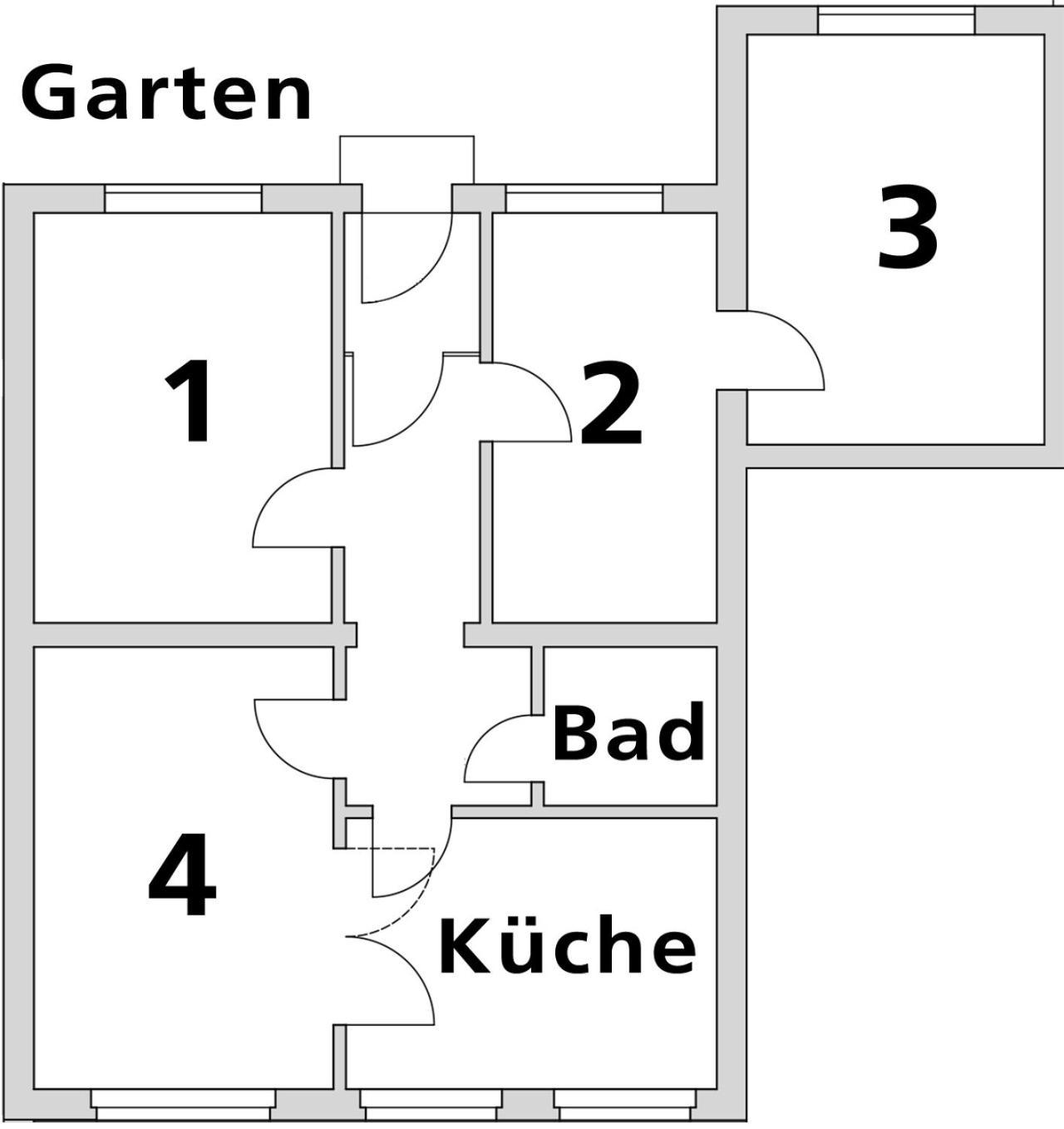 Messe-Apartment, 4 Schlafzimmer, 80 Qm, Garten - 6 Km Zur Messe, Verkehrsguenstig, Ruhig, Parkplaetze Nuremberg ภายนอก รูปภาพ